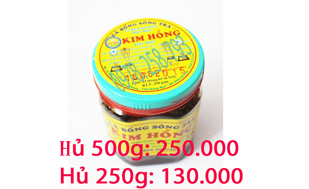cá bống sông Trà giá bao nhiêu