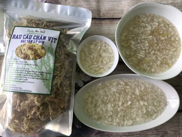 hướng dẫn cách nấu rau câu chân vịt